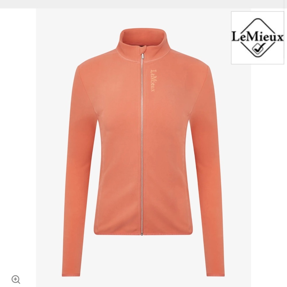 LeMieux Faye Zip Through Fleece - Apricot Size 14